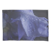 紫のバラ花 枕カバー (正面)