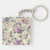 紫のバラ キーホルダー (裏面)