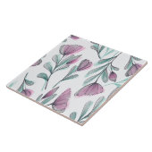 紫のバラ タイル (側面)