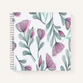 紫のバラ ノートブック (正面)