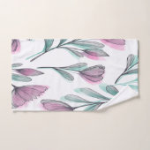 紫のバラ バスタオルセット (ハンドタオル)