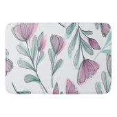 紫のバラ バスマット (正面)