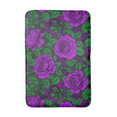 紫のバラ バスマット (正面縦)