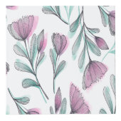 紫のバラ フォトキューブ (正面)