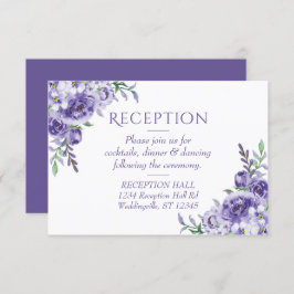 紫のバラ |フローラエレガント披露宴エンクロージャ 出欠カード