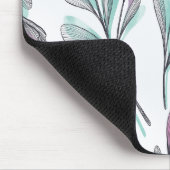 紫のバラ マウスパッド (コーナー)