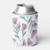 紫のバラ 缶クーラー (缶正面)