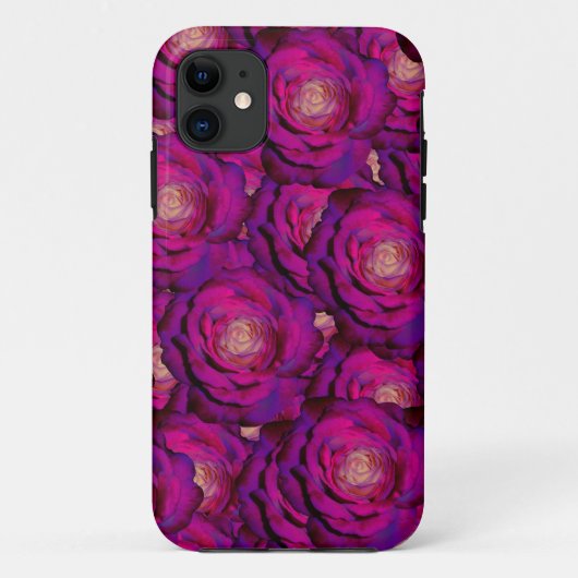 紫のバラ Case-Mate iPhoneケース (裏面)