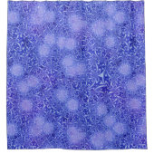 紫のパッションシャワーカーテン シャワーカーテン (正面)