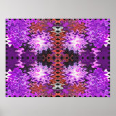 紫のパフ ポスター (正面)