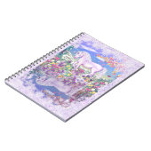 紫のパラダイス&雪 ノートブック (左側)