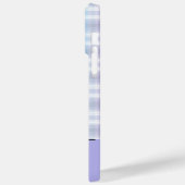 紫のパーソナライズされたプレイドiPhone 14 Pro最大ケース Case-Mate iPhoneケース (裏面 / 左)