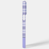 紫のパーソナライズされたプレイドiPhone 14 Pro最大ケース Case-Mate iPhoneケース (裏面 / 右)