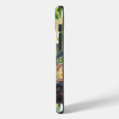 紫のビクトリアンパンジーの花とイースターエンジェル Case-Mate iPhoneケース (裏面 / 左)