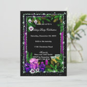 紫のピネコ食べンが楽しいクリスマスを飲む 招待状 (スタンド正面)