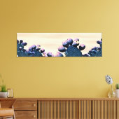 紫のピリッとした梨 キャンバスプリント (インサイチュ (リビング))