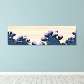 紫のピリッとした梨 キャンバスプリント (インサイチュ (ウッドフロア))