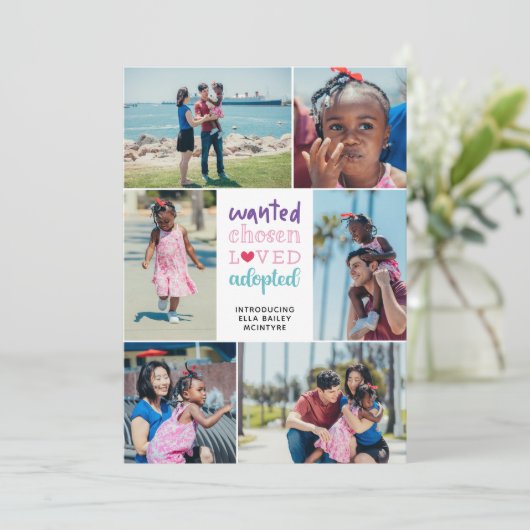 紫のピンクが指名手配の愛用写真 案内状 (スタンド正面)