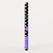 紫のピンクの水の色オーキッド絵画ズ、水玉模様 Case-Mate iPhoneケース (裏面/右)