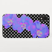 紫のピンクの水の色オーキッド絵画ズ、水玉模様 Case-Mate iPhoneケース (裏面(横))