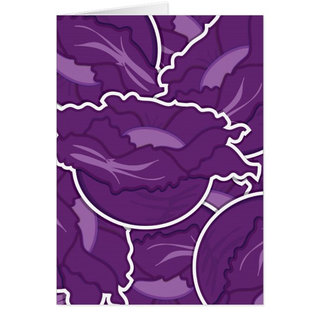 紫のファンキー白菜 (正面)