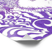 紫のファンクポスター ポスター (コーナー)