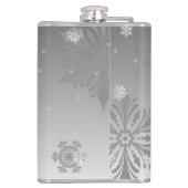 紫のファンシークリスマス飾りフラスコ フラスク (裏面)