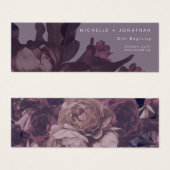 紫のファンタジーギフト登録カード (正面&裏面)