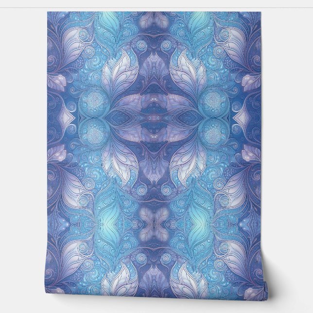 紫のファンタジーパターン 壁紙 (ほどく)