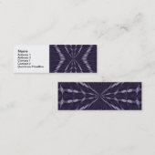 紫のファンタジー名刺テンプレート スキニー名刺 (正面/裏面)