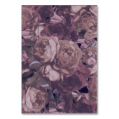 紫のファンタジー結婚のテーブル番号 テーブルナンバー (裏面)