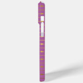 紫のフェイク金箔の矢印パターン Case-Mate iPhoneケース (裏面 / 左)