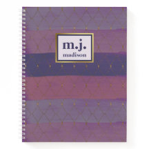 紫のフェミニンフェイクブラシストロークの金ゴールド