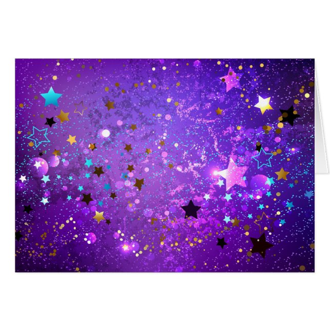 紫のフォイル（星付き） (正面横)