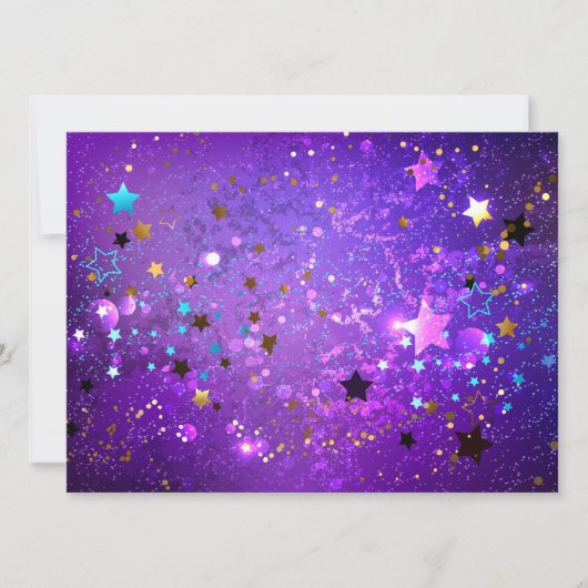 紫のフォイル（星付き） セーブザデート (正面)