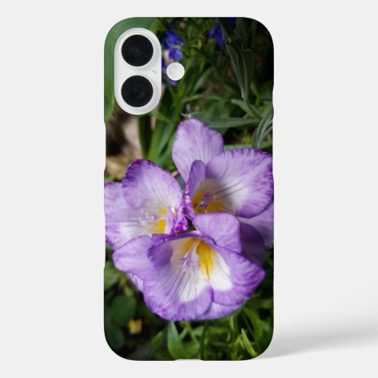 紫のフリーシア花 Case-Mate iPhoneケース (裏面)