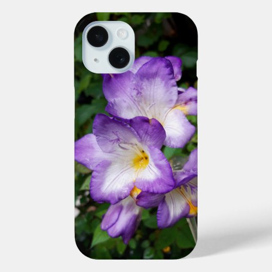 紫のフリージアの花 Case-Mate iPhoneケース (裏面)