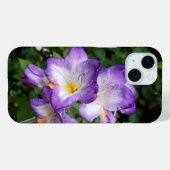 紫のフリージアの花 Case-Mate iPhoneケース (裏面 (横))