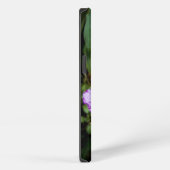 紫のフリージアの花 iPhoneケース (右側面)