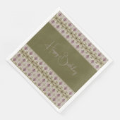 紫のフローラとセージ緑 (コーナー)