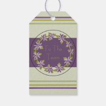 紫のフローラと緑