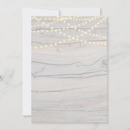 紫のフローラの木の光が私の花嫁になる 招待状 (裏面)