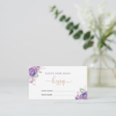 紫のフローラは数のキスを推測 エンクロージャーカード (スタンド正面)