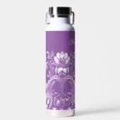 紫のフローラウォーターボトル ウォーターボトル (正面)