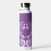 紫のフローラウォーターボトル ウォーターボトル (右面)