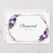 紫のフローラジオメト結婚リの予約語 (正面)