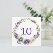 紫のフローラテーブル番号 プログラム (スタンド正面)