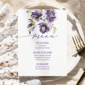 紫のフローラメニュー メニュー