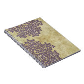 紫のフローラヴィンテージ ノートブック (右側)