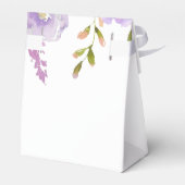 紫のフローラ優先ボックス結婚メイブ フェイバーボックス (裏面サイド)